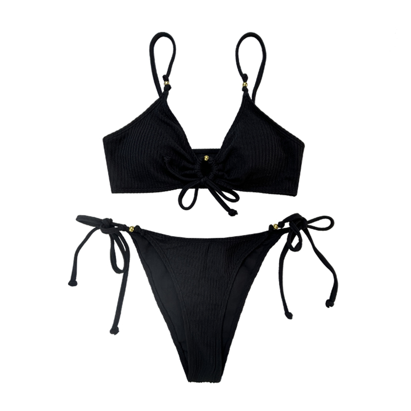 Ring Halterneck Lace-Up badedragt