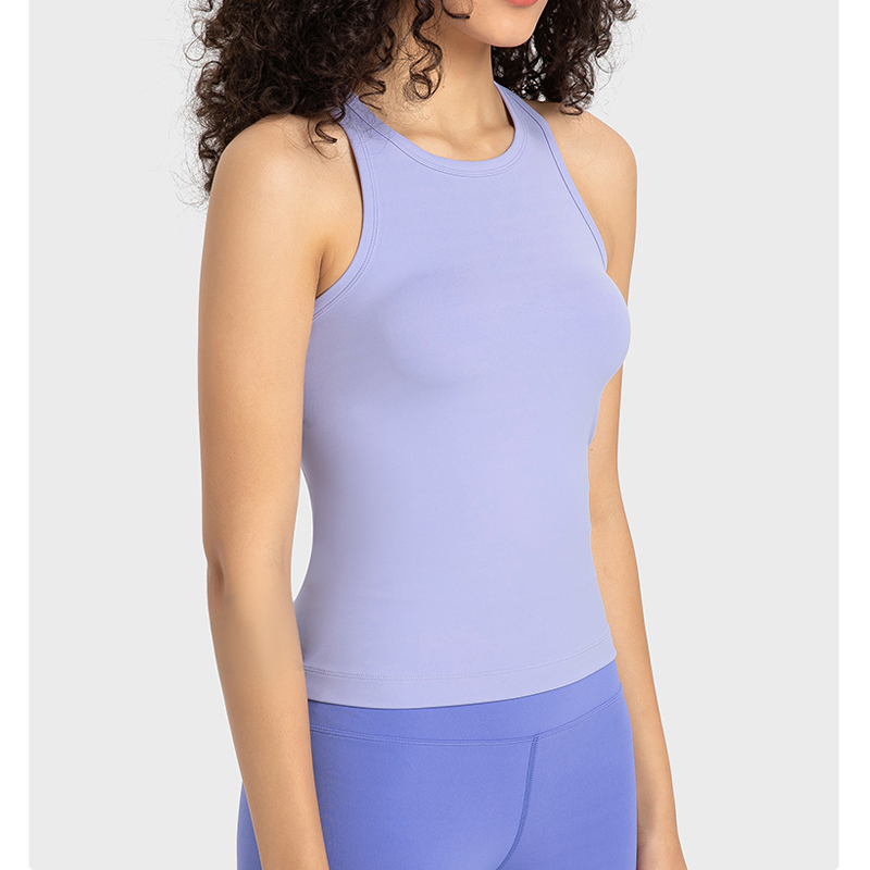 O Neck I-Shape Tight Yoga Vest