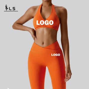 SC1063 Sport Set Fitness Gym Yoga Wear Suits Tracksuit Fitness Yoga Wear Gym Women Set