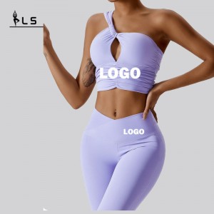 SC1064 Ladies Yoga Sets Kvindelig sportsfitness Gym Suit Price Sport Bra Set Yoga Suit Gym Fitness Set