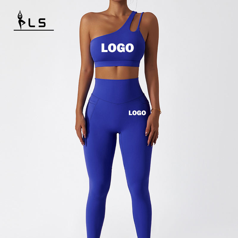 SC1051 Set yoga Conjunto Pants Stretch Leggings Sport Set Yoga Suit Scrubs Uniforms Set Yogabukser