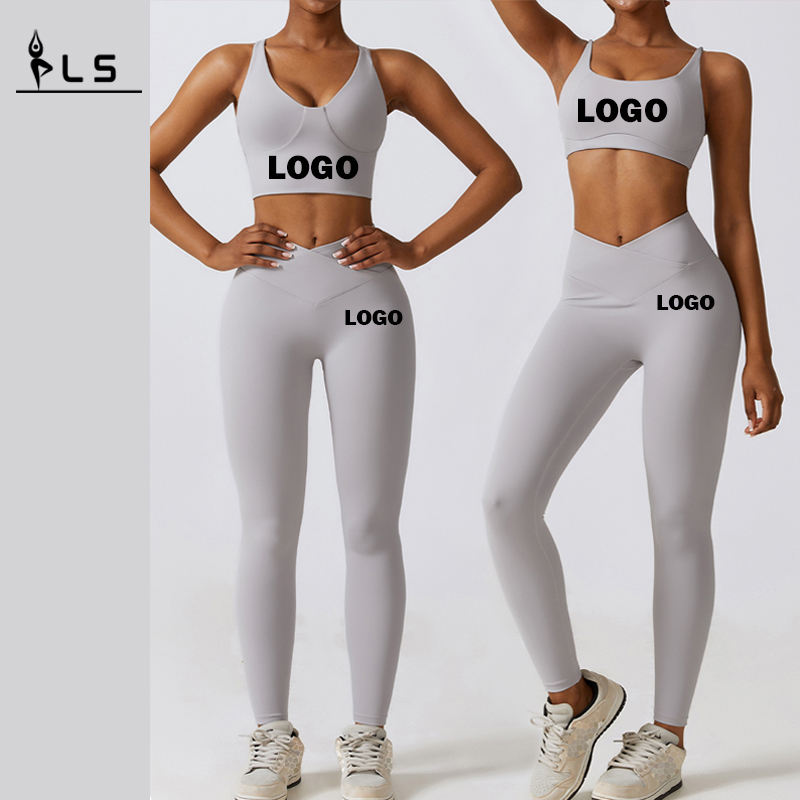 SC1067 Pris 2 stykker Sæt Kvinder Yoga Set Wear outfit Suit Running Set Yoga Suit Sport Leggings Kvinder Fitness