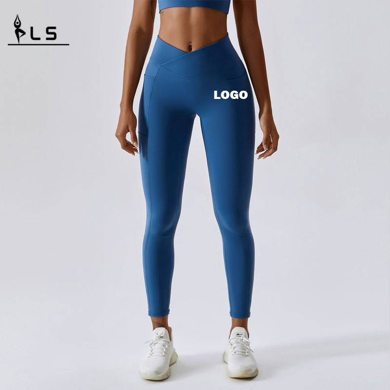 SC10117 Scrunch Butt Leggings til kvinder med brugerdefinerede logo Gym Tights Scrunch Butt Kvinder Yogabukser Leggings