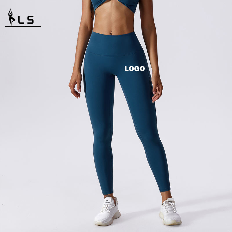 SC101112 STRETCH COMPRESSION SEAMLESS RUNNING YOGA LENGGING MEN LIFT HØJ VAIV SPORT KVINDER GENNE GIM YOGA BANT BOOTY LEGGINGS