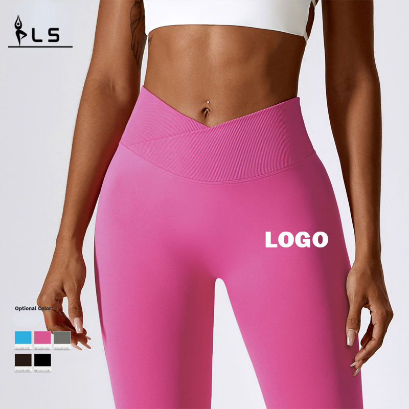 SC10122 Booty Pants Kvinders røvløftning Yoga Leggings v Form Kvinder Yogabukser Active Wear Leggings Sømløs