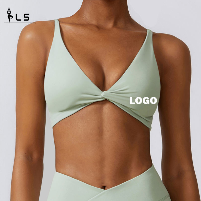 SC10162 Hot sexet træningsstrækning Running Sports Bra Kvinder High Impact Support Vest Shockproof sportsbh