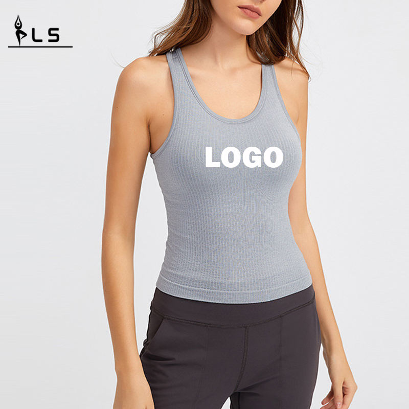 SC10243 VEST Sportswear Træning Yogatank Top til kvinde, der kører vest atletisk gymnastiksal Wear Tank Top